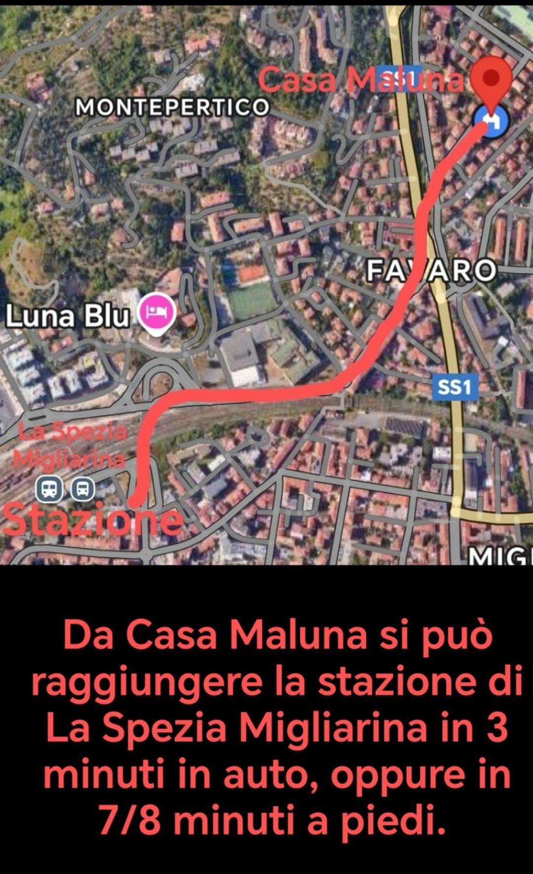 Casa Maluna ลาสเปเซีย ภายนอก รูปภาพ